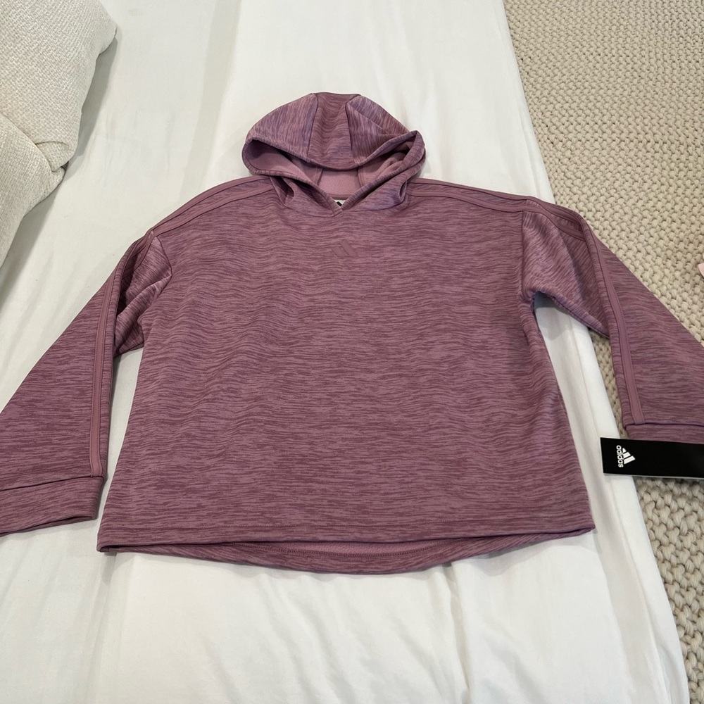 adidas Kids Purple Hoodie